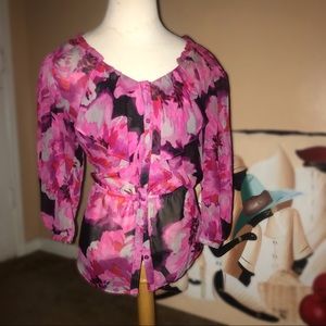 ELLE pretty fuchsia blouse 💘💜